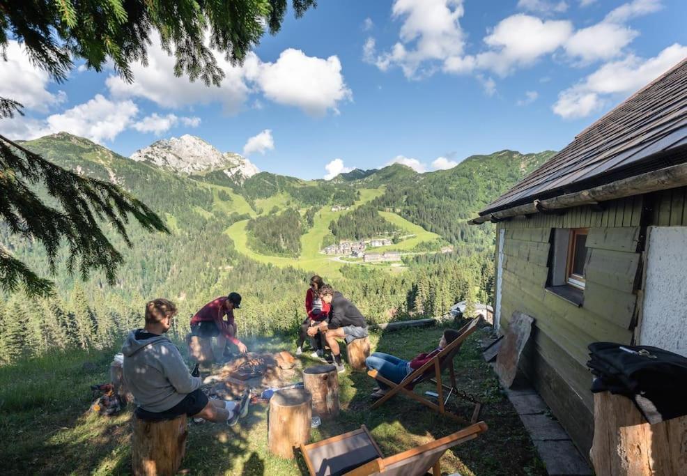 Gemuetliche Huette In Den Bergen Villa Sonnenalpe Nassfeld Kültér fotó
